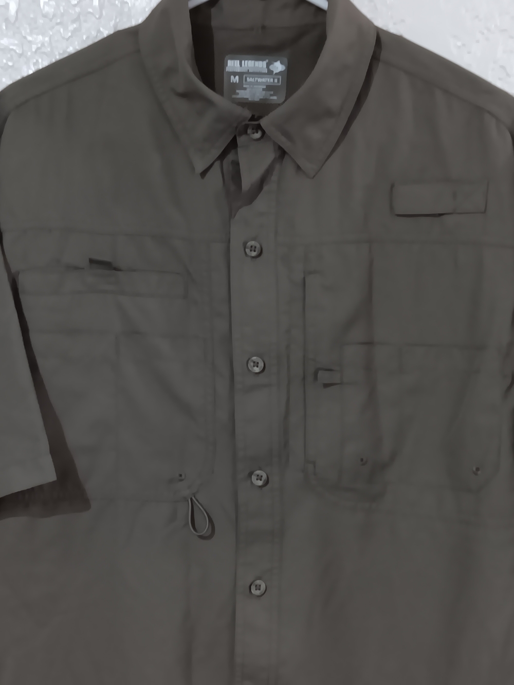 Reel Legends Men's Short-Sleeve Shirt - Olive Green Size M